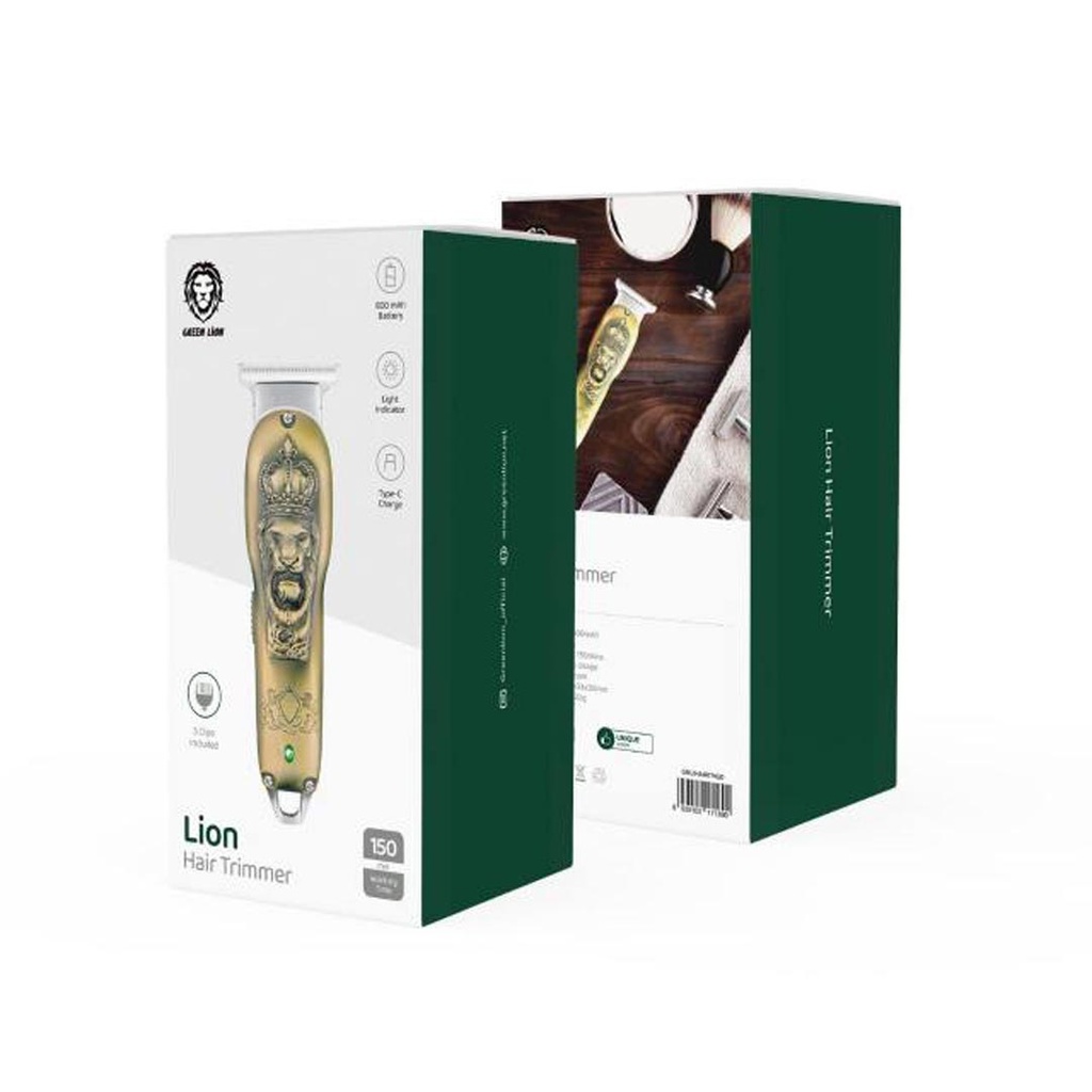 Green Lion Hair Trimmer 800 mAh Type-C Charge - الصورة 2