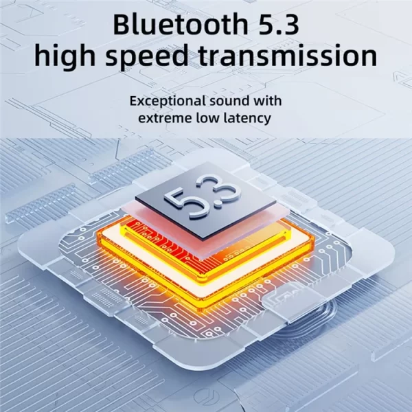 ⁦OVLENG FF93 Wireless Bluetooth Headphone Stereo Sound Headset - Blue⁩ - الصورة ⁦2⁩