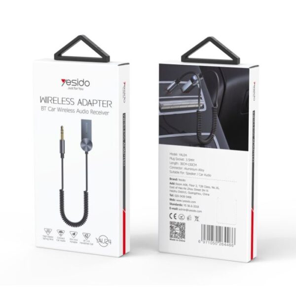 ⁦Wireless Audio Adapter BT car wireless audio receiver⁩ - الصورة ⁦2⁩