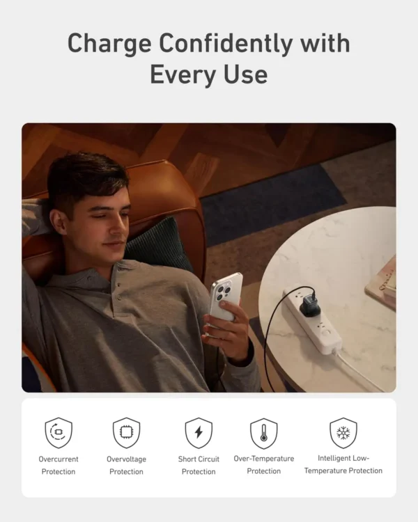 ⁦Anker Zolo 30W Compact USB C GaN Charger⁩ - الصورة ⁦3⁩