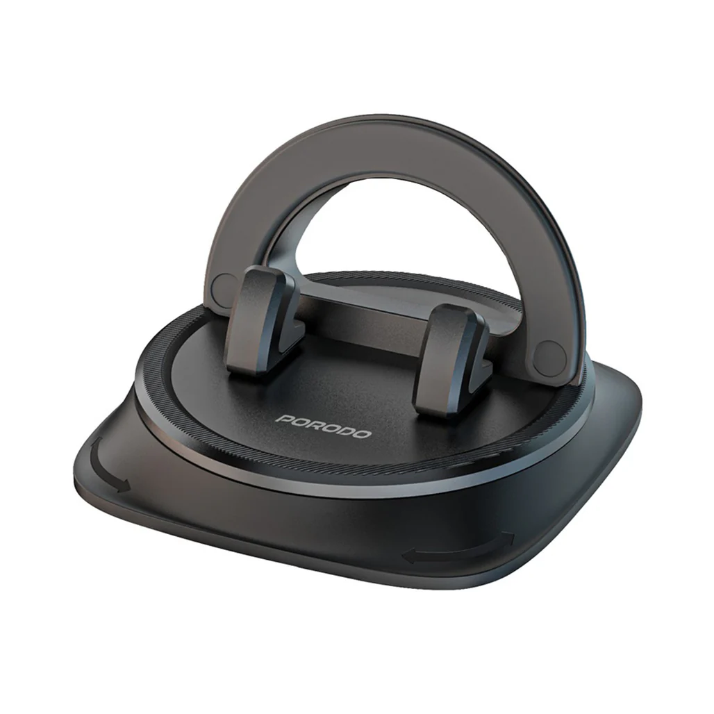 Porodo Rotatable Mobile Phone and Tablet Bracket with 360° Rotation