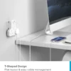 Oneplug 3-Outlet T-Shaped Extension Socket With USB