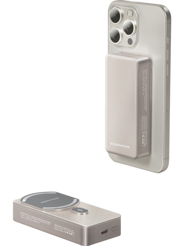 ⁦Keephone Magcube 10000 Mah Type-C 20W Pd Magsafe Powerbank⁩ - الصورة ⁦5⁩