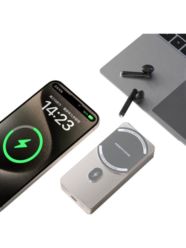 ⁦Keephone Magcube 10000 Mah Type-C 20W Pd Magsafe Powerbank⁩ - الصورة ⁦2⁩