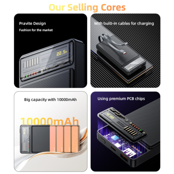 ⁦Power Bank YP55 10000mAh Fast Charging⁩ - الصورة ⁦4⁩