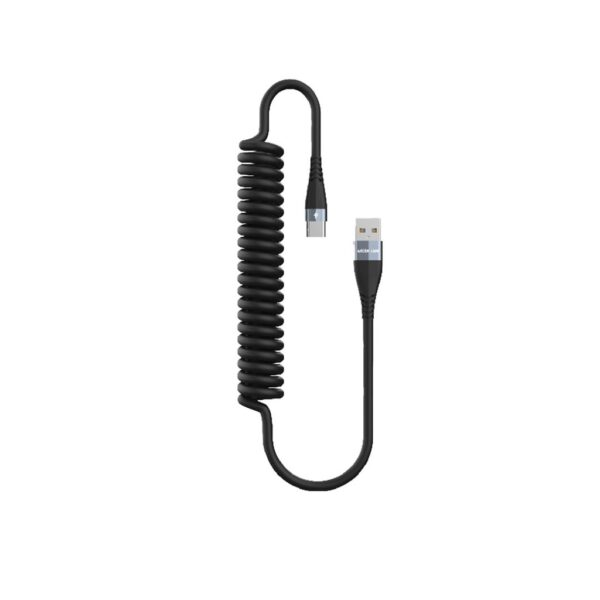 Green Lion TPU Spring Cable USB-A to Type-C Cable 1.8 Meter
