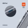 Porodo 4in1 USB-C Hub Type-C PD 100W HDMI USB 3.5mm Aux