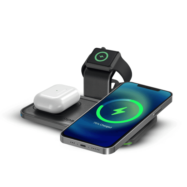 Moxedo 3 in 1 15W Wireless Charging Station Compatible