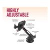 Moxedo Car Mount Phone Holder Windshield/Dashboard