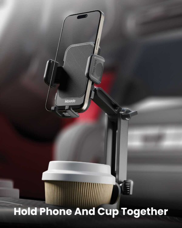 ⁦Moxedo Universal Cup Phone Holder for Car Durable⁩ - الصورة ⁦6⁩