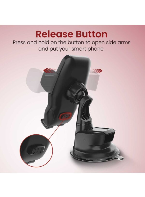 ⁦Moxedo Magnetic Car Mount Phone Holder Dashboard/Windshield⁩ - الصورة ⁦7⁩
