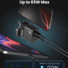 Moxedo Lite 65W GaN Charger Dual USB-C Port