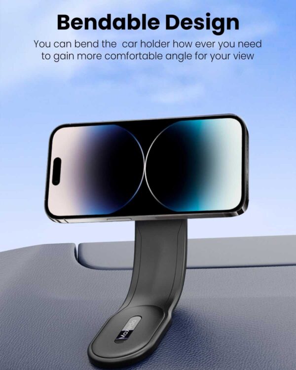 ⁦Moxedo Magnetic Car Mount Phone Holder Flexible Bendable⁩ - الصورة ⁦6⁩