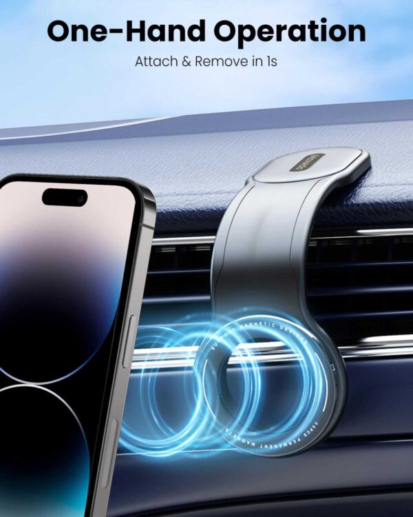 ⁦Moxedo Magnetic Car Mount Phone Holder Flexible Bendable⁩ - الصورة ⁦5⁩