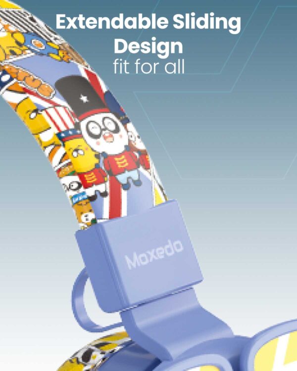 ⁦Moxedo Junior Wireless Stereo On-Ear Headphones⁩ - الصورة ⁦5⁩