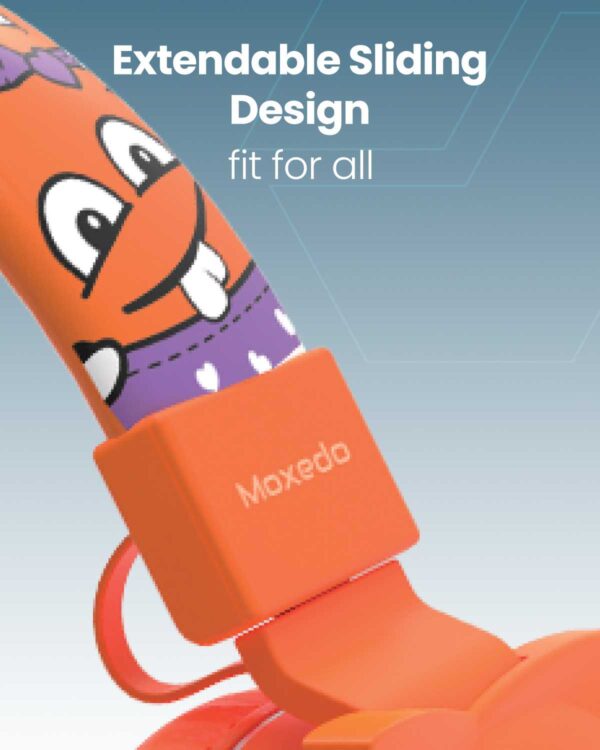⁦Moxedo Junior Wireless Stereo On-Ear Headphones for Kids⁩ - الصورة ⁦4⁩