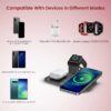 Moxedo 3 in 1 15W Wireless Charging Station Compatible