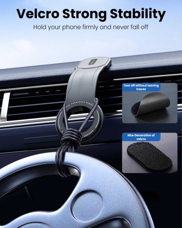 ⁦Moxedo Magnetic Car Mount Phone Holder Flexible Bendable⁩ - الصورة ⁦3⁩