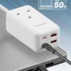Moxedo Smart-Plug 65W GaN III Tech Extension Cord