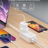 Moxedo Smart-Plug 65W GaN III Tech Extension Cord
