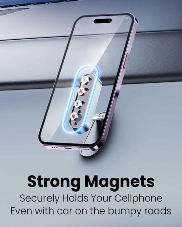 ⁦Moxedo Magnetic Car Phone Holder⁩ - الصورة ⁦7⁩