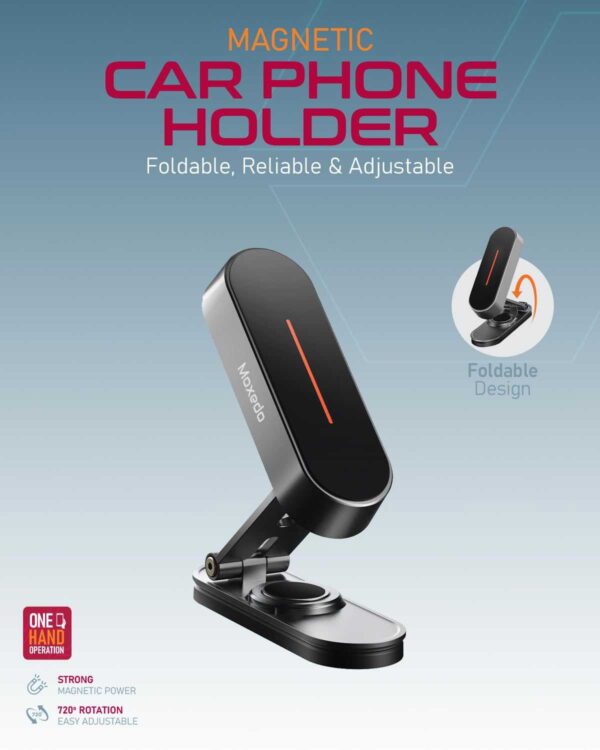 ⁦Moxedo Magnetic Car Phone Holder⁩ - الصورة ⁦5⁩