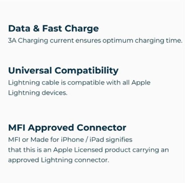 ⁦Powerology MFi Braided USB-C to USB-C + Lightning⁩ - الصورة ⁦3⁩
