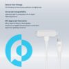 Powerology MFi Braided USB-C to USB-C + Lightning
