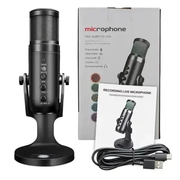 ⁦Jmary MC-PW9 RGB USB recording Microphone⁩ - الصورة ⁦2⁩