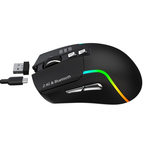 ⁦Green Lion Rechargeable Gaming Mouse⁩ - الصورة ⁦3⁩