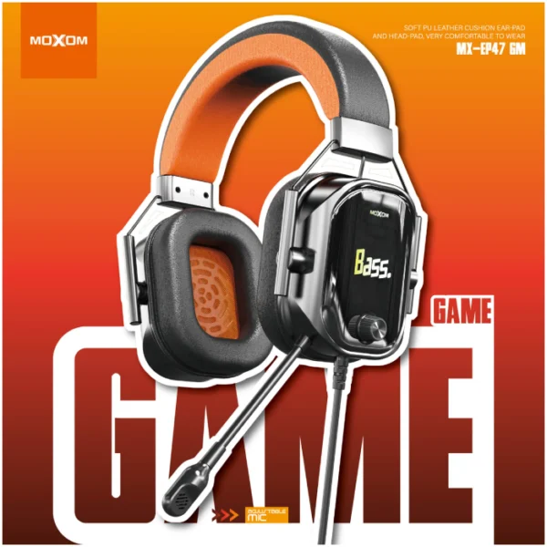 ⁦MOXOM MX-EP47 GM Gaming Headset⁩ - الصورة ⁦4⁩