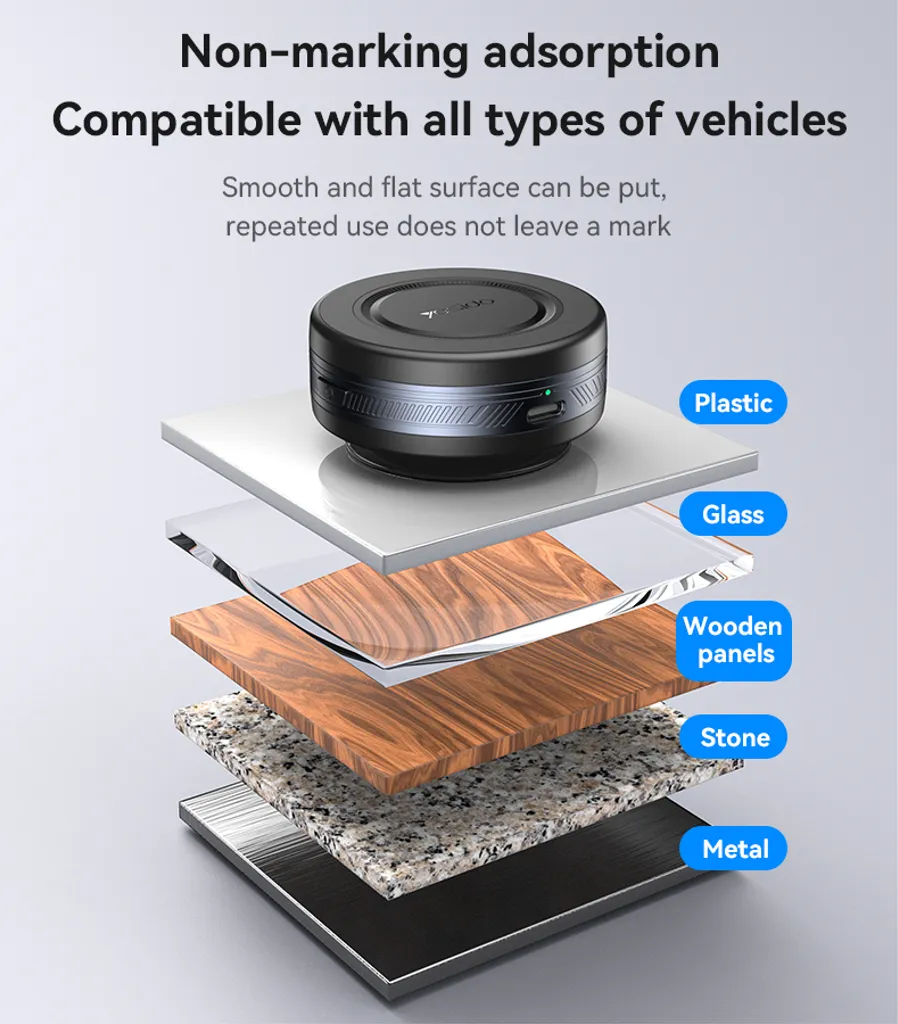 Yesido Electric Vacuum Cup MagSafe Phone Holder - الصورة 4