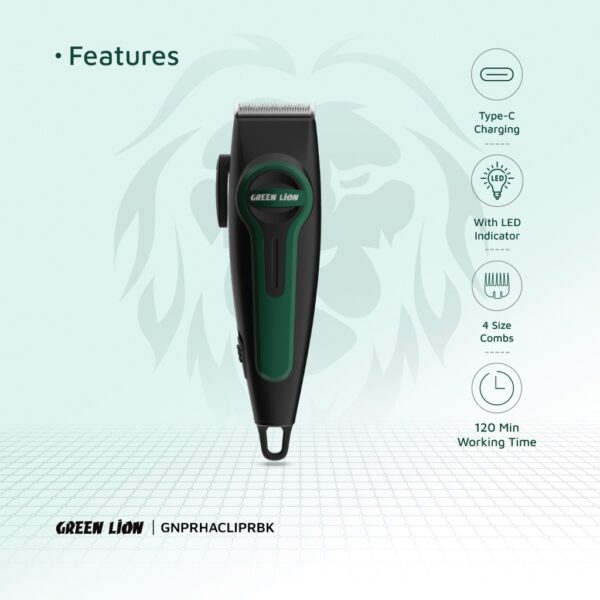 ⁦Green Lion Professional Hair Clipper⁩ - الصورة ⁦6⁩