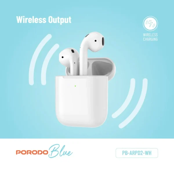 ⁦Porodo Blue Wireless Earbuds 2⁩ - الصورة ⁦5⁩