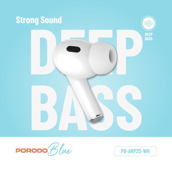 ⁦Porodo Blue Earbuds Pro2 Touch Display⁩ - الصورة ⁦3⁩