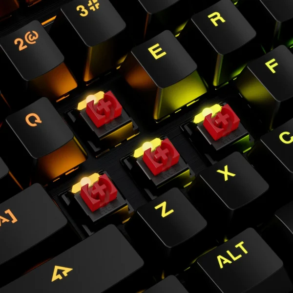 ⁦HyperX Alloy MKW100 - Mechnical Gaming Keyboard⁩ - الصورة ⁦4⁩