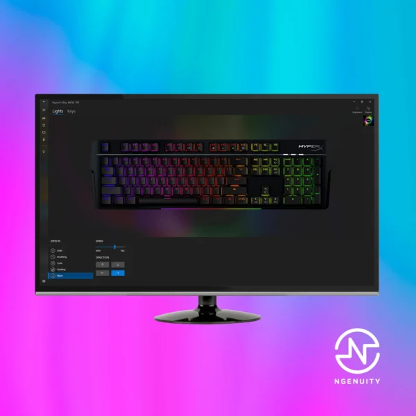 ⁦HyperX Alloy MKW100 - Mechnical Gaming Keyboard⁩ - الصورة ⁦2⁩