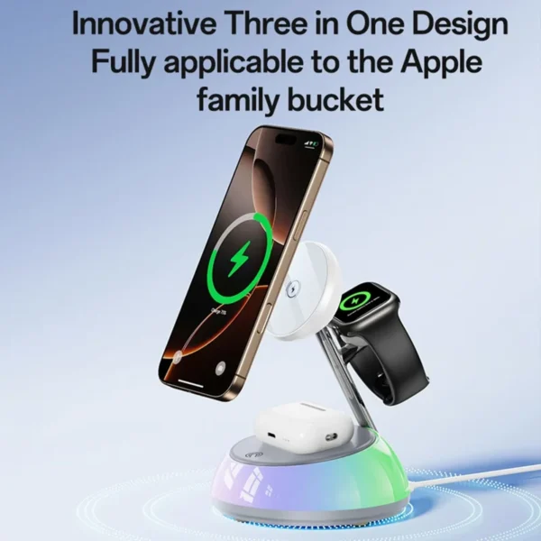 ⁦YESIDO DS31 3 in 1 Wireless Charging Station⁩ - الصورة ⁦11⁩