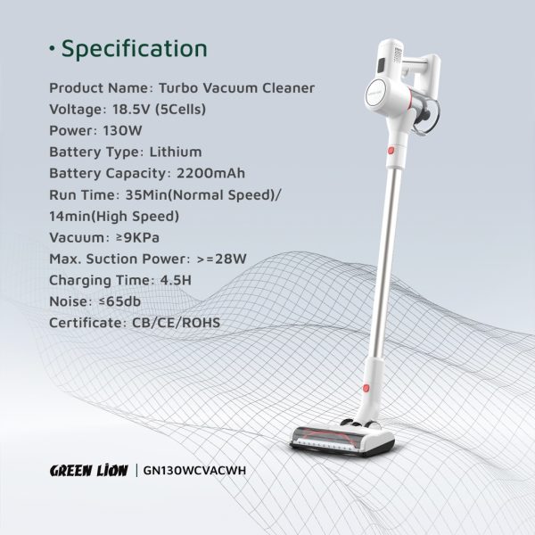 ⁦Green Lion Turbo Vacuum Cleaner⁩ - الصورة ⁦6⁩
