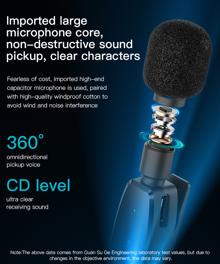 KR13 Yesido Portable Noise Reduction Wireless - الصورة 4